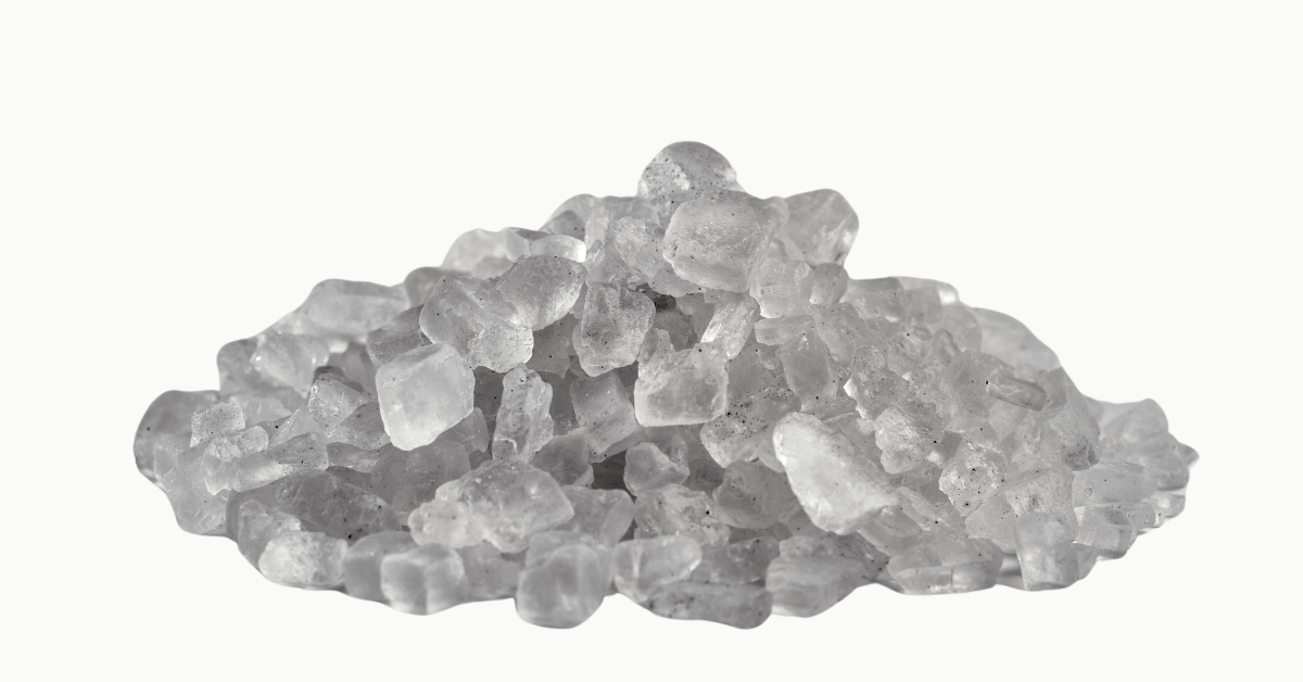 Epsom salt particles