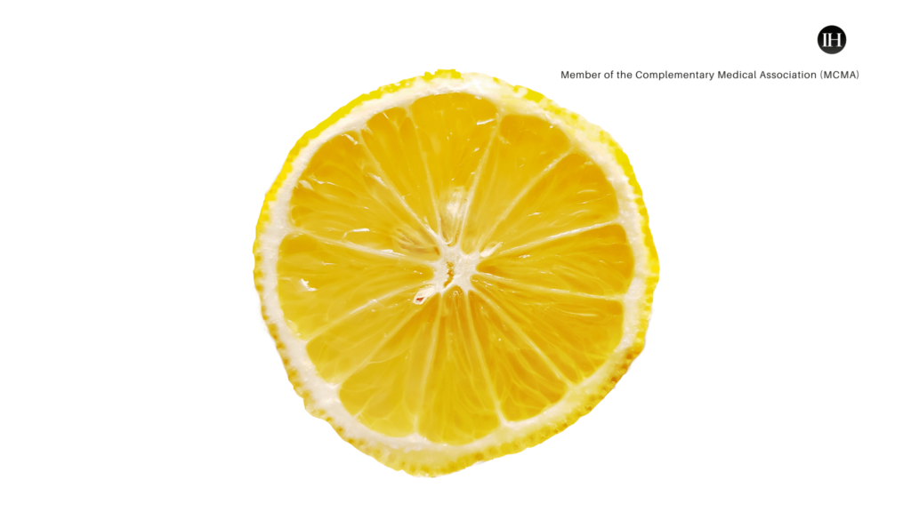 An illustrative image of cut lemon 