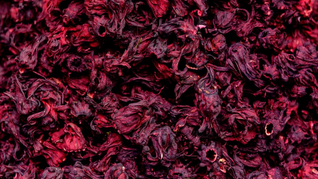 An illustrative image of dried hibiscus